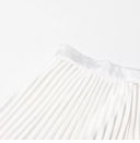 Isabella White Embroidered Stand Collar Peplum Blazer & Pleated Maxi Skirt Set - Aura Muse
