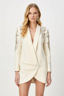 Kaelin Sequined Embellished Blazer Dress - Aura Muse