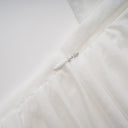 Keira White Asymmetrical Gathered Maxi Dress - Aura Muse