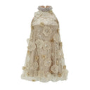 Lavinia embellished floral mini dress - Aura Muse