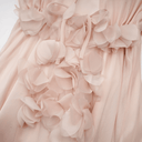 Lavinia faux - floral embellished midi dress - Aura Muse