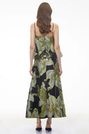 Louise Green Floral Print Tiered Maxi Dress - Aura Muse