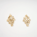 Luxe geometric crystal earrings - Aura Muse