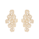 Luxe geometric crystal earrings - Aura Muse
