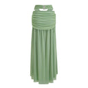 Maëlys Green Halterneck Bustier Top & Skirt Set - Aura Muse