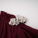 Manon Red Asymmetrical Ribbon Ruched Maxi Dress - Aura Muse