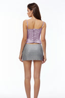 Marie Purple Sleeveless Top - Aura Muse