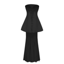 Marisa Black Corset Dress & Mesh Skirt Set - Aura Muse