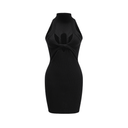 Marisol front - twist cut - out mini dress - Aura Muse