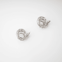 Marla crystal - embellished faux - pearl earrings - Aura Muse