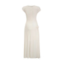 Nicole jersey - knit draped maxi dress - Aura Muse
