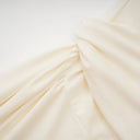 Nicole jersey - knit draped maxi dress - Aura Muse