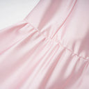 Norma Pink Semi-Sheer Blouse & Dress Set - Aura Muse