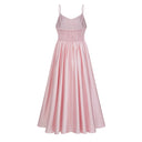 Norma Pink Semi-Sheer Blouse & Dress Set - Aura Muse