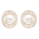 Nymari crystal faux - pearl earrings - Aura Muse