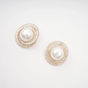 Nymari crystal faux - pearl earrings - Aura Muse
