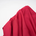 Oriol Red Lace Top & Ruched Skirt Set - Aura Muse