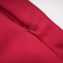 Oriol Red Lace Top & Ruched Skirt Set - Aura Muse
