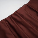 Pénélope Brown Ruched Bodycon Mini Dress - Aura Muse