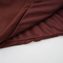 Pénélope Brown Ruched Bodycon Mini Dress - Aura Muse