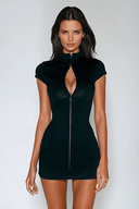 Queralt Bodycon Hook Mini Dress - Aura Muse