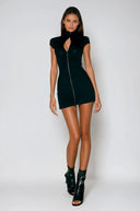 Queralt Bodycon Hook Mini Dress - Aura Muse