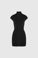 Queralt Bodycon Hook Mini Dress - Aura Muse