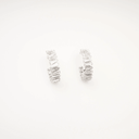Quinn crystal - embellished hoop earrings - Aura Muse