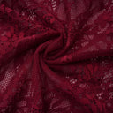 Ramona Ruby Red Floral Lace Maxi Gown - Aura Muse