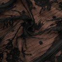 Ravenna Black Flared Lace Maxi Dress - Aura Muse