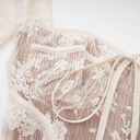Ravenna White Flared Lace Maxi Dress - Aura Muse
