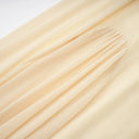 Renata Yellow Lantern Sleeve Pleated Maxi Dress - Aura Muse