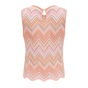 Sloane Pink Zigzag Pointelle Knit Matching Set - Aura Muse