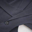 Solange asymmetrical cut-out jacket - Aura Muse