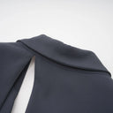 Solange asymmetrical cut-out jacket - Aura Muse