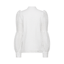 Solène faux - flower cut - out blouse & shorts matching set - Aura Muse