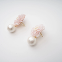 Starry floral motif drop earrings - Aura Muse