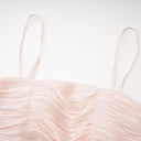 Suzanne Pink Glossy Cape & Dress Set - Aura Muse