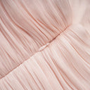 Suzanne Pink Glossy Cape & Dress Set - Aura Muse
