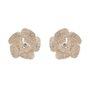 Sylvie crystal - embellished floral earrings - Aura Muse