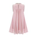 Sylvie pink embellished pleated mini dress - Aura Muse