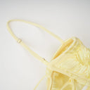Theresa Yellow Floral Appliqué Corset Maxi Dress - Aura Muse