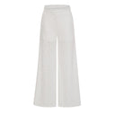 Valerie White Floral Lace Top & Trousers Set - Aura Muse