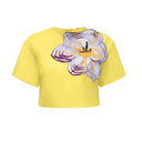 Valérie Yellow Sequin Floral Embroidered Matching Set - Aura Muse