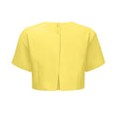 Valérie Yellow Sequin Floral Embroidered Matching Set - Aura Muse