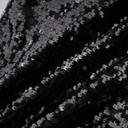 Zia Black Lace Panel Sequined Maxi Dress - Aura Muse